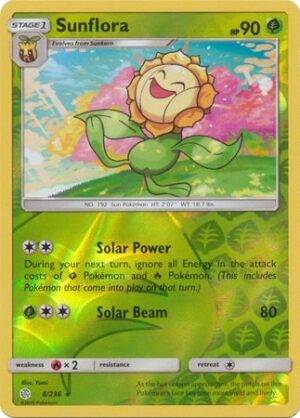 Sunflora  - 8/236 - Reverse