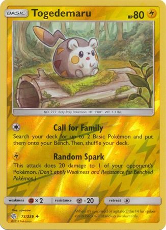 Togedemaru  - 73/236 - Reverse