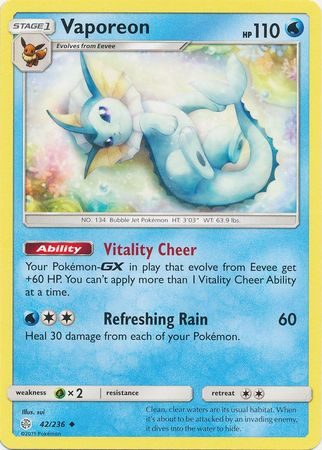 Vaporeon  – 42/236