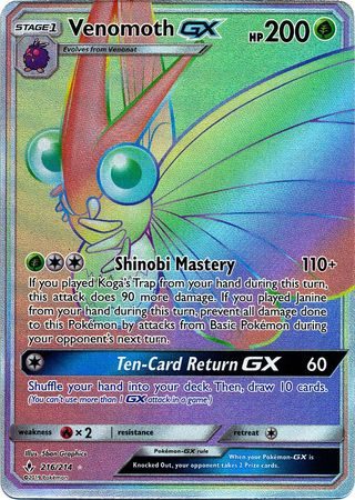 Venomoth-GX - 216/214