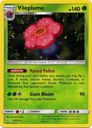 Vileplume - 8/214 (Holo)
