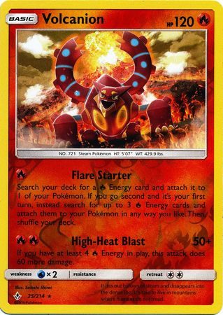 Volcanion - 25/214 - Reverse