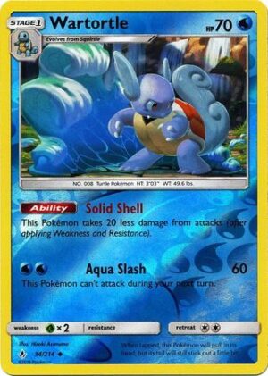 Wartortle - 34/214 - Reverse