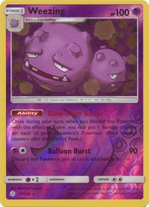 Weezing  - 77/236 - Reverse