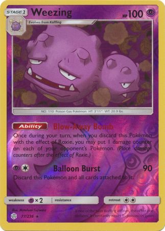 Weezing  – 77/236 – Reverse