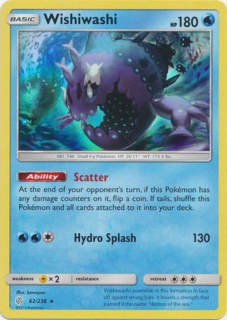 Wishiwashi  - 62/236 (Holo)