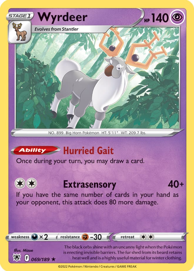 Wyrdeer - 069/189 - Non Holo