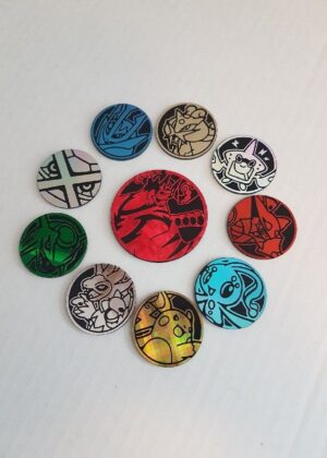10 forskellige Pokémon mønter