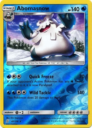 Abomasnow - 42/236 - Reverse