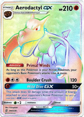 Aerodactyl GX – 244/236