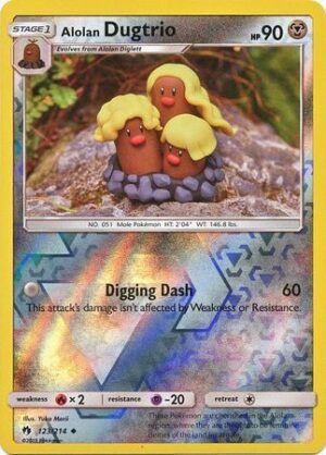 Alolan Dugtrio - 123/214 - Reverse