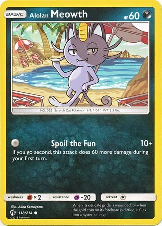 Alolan Meowth - 118/214