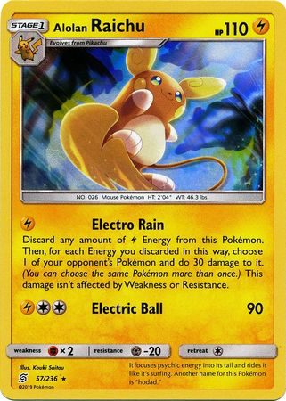 Alolan Raichu – 57/236 (Holo)
