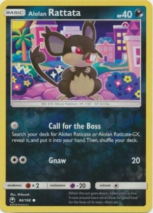 Alolan Rattata - 84/168 - Reverse