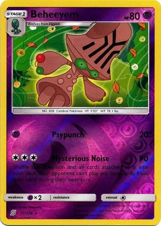 Beheeyem – 91/236 – Reverse