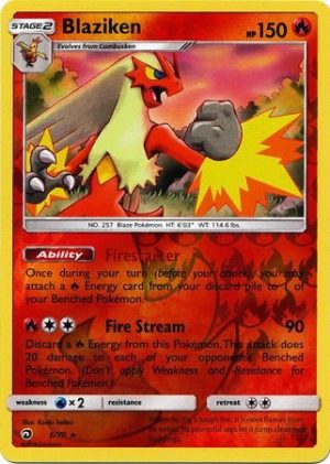 Blaziken - 6/70 - Reverse