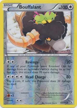 Bouffalant - 107/113 - Reverse