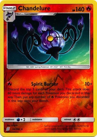 Chandelure – 30/236 – Reverse