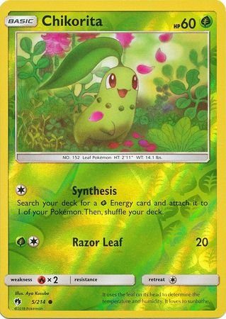 Chikorita - 5/214 - Reverse