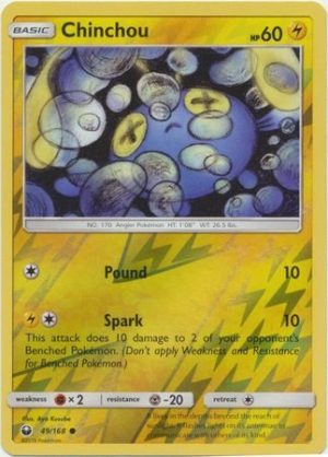 Chinchou - 49/168 - Reverse