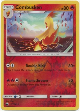 Combusken - 27/168 - Reverse