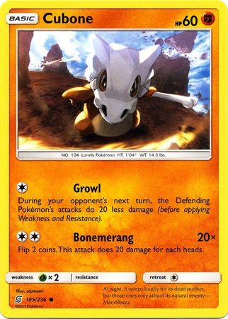 Cubone - 105/236
