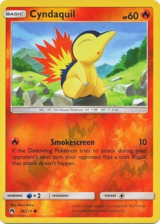 Cyndaquil - 39/214 - Reverse