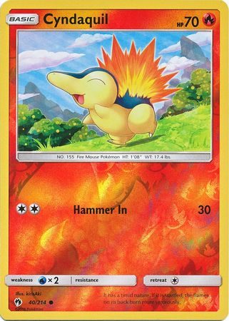 Cyndaquil - 40/214 - Reverse