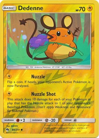 Dedenne - 84/214 - Reverse