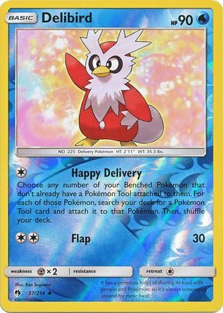 Delibird - 57/214 - Reverse