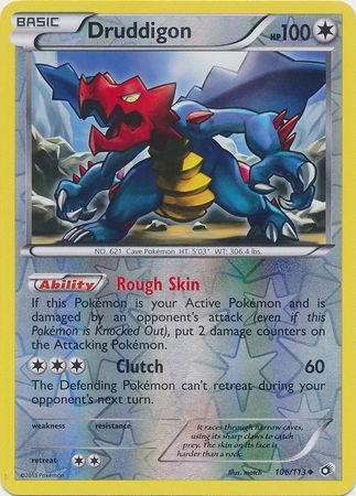 Druddigon - 106/113 - Reverse
