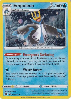 Empoleon - 037/172 - Cosmos Holo