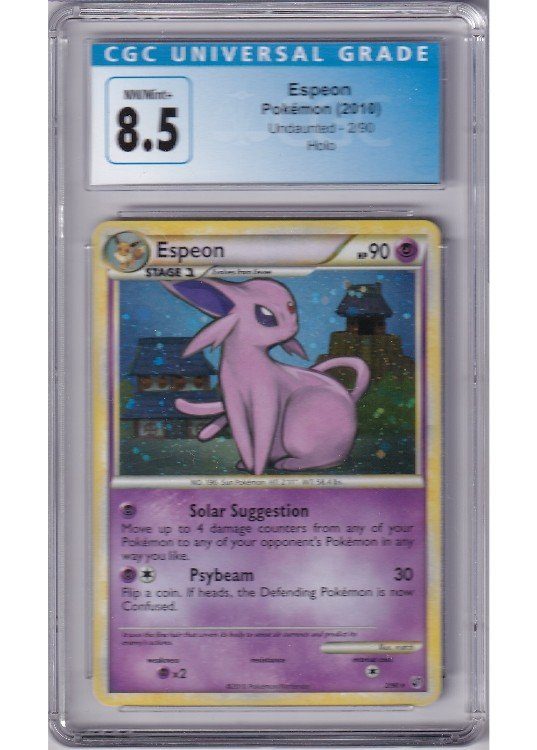 Espeon 2/90 CGC 8.5
