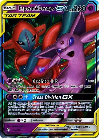 Espeon & Deoxys GX - 72/236