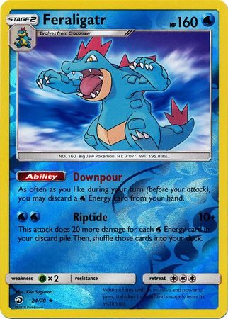 Feraligatr - 24/70 - Reverse