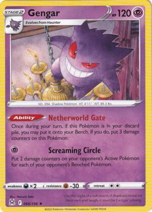 Gengar - 066/196 - Non Holo