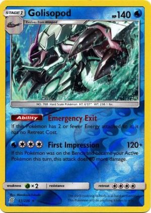 Golisopod – 51/236 – Reverse