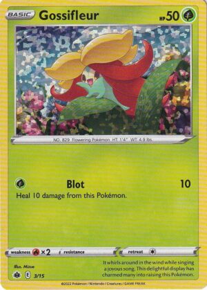Gossifleur - 3/15 (Holo) - McDonald's Promo - Pokemon McDonald's Collection 2022