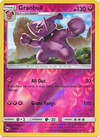 Granbull - 138/214 - Reverse