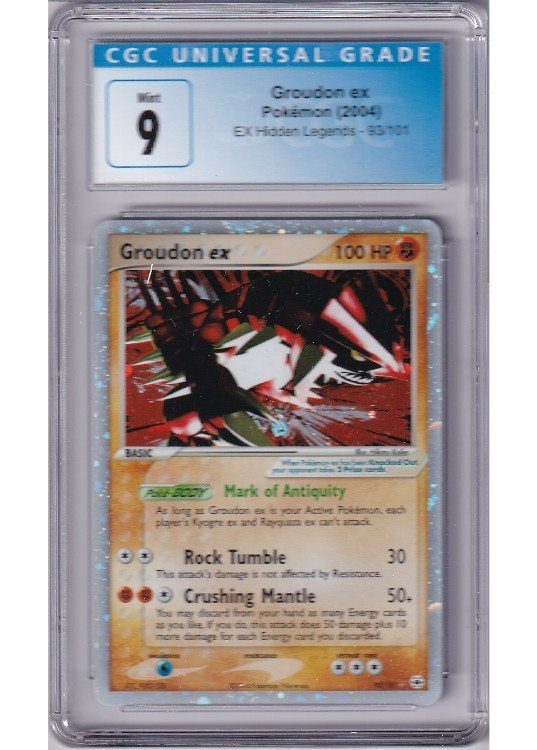 Groudon ex 93/101 CGC 9