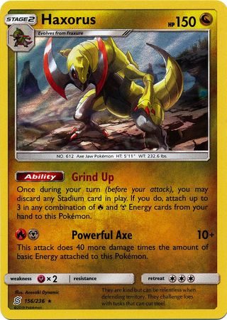 Haxorus - 156/236 (Holo)