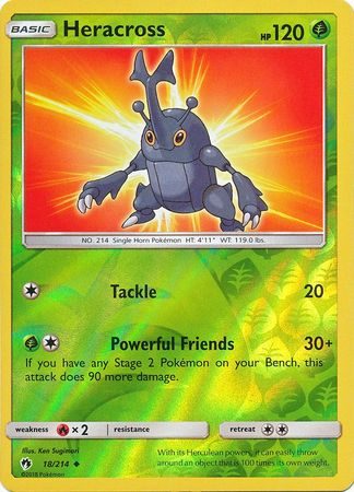 Heracross - 18/214 - Reverse