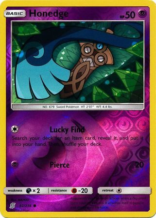 Honedge – 92/236 – Reverse