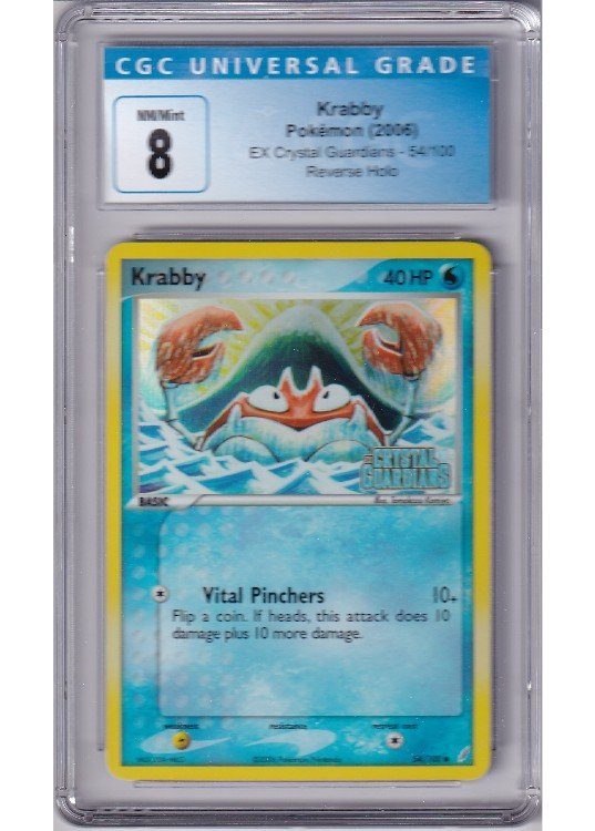 Krabby 54/100 Reverse Foil CGC 8