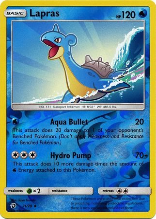 Lapras - 21/70 - Reverse