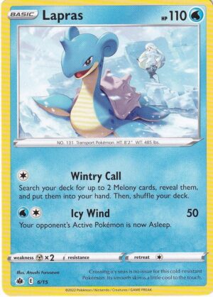 Lapras - 6/15 - McDonald's Promo - Pokemon McDonald's Collection 2022