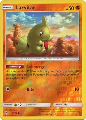 Larvitar - 114/214 - Reverse