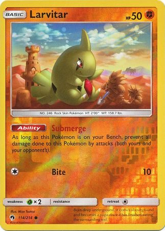 Larvitar - 114/214 - Reverse