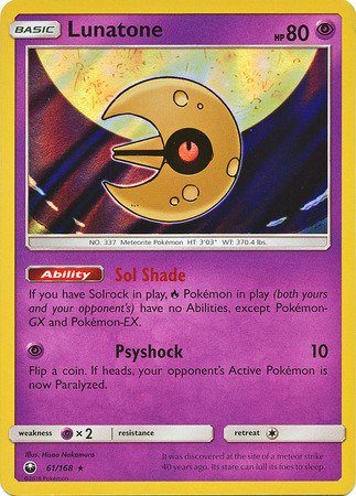 Lunatone - 61/168 (Holo)