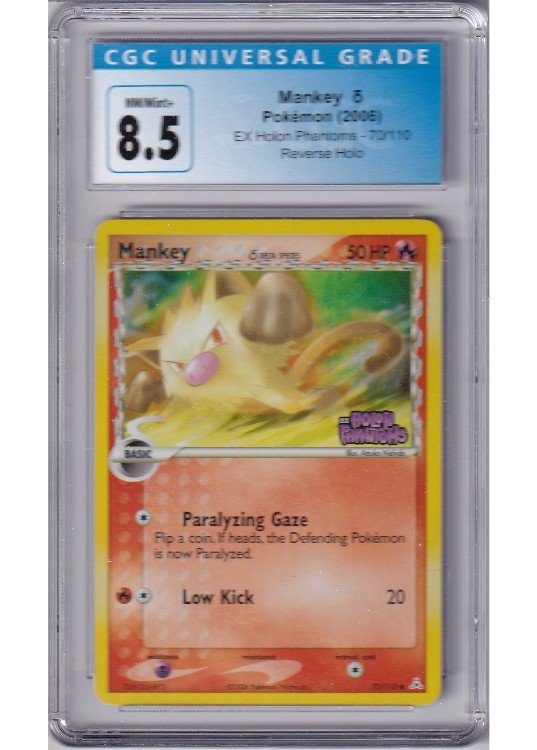 Mankey &delta; 70/110 Reverse Foil CGC 8.5